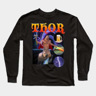 THOR (Ancient Mythological Figure) Parody God Rap Tee, Tapestry, Mug, Sticker + More Long Sleeve T-Shirt